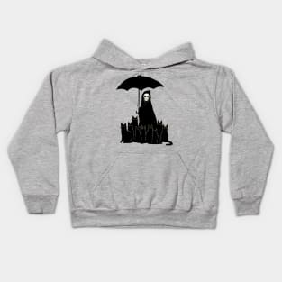 Death and cats Kids Hoodie